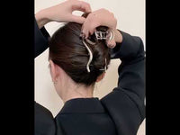 Music Cord Large Claw Metal Hair Clips