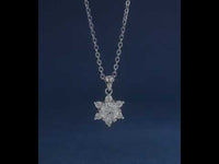 Luxurious Moissanite Snowflake Necklace