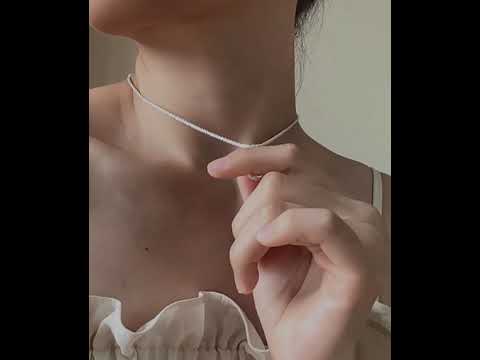 Glitter Coin Baroque Pearl Pendant Necklace
