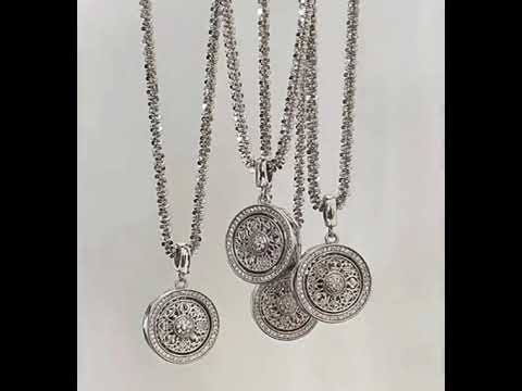 Vintage Compass Spinner Necklace n Ring Set