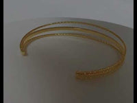 Minimalist Open Bangle Set – Gold & Silver