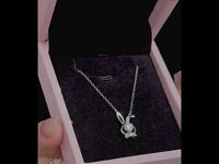Cute Bunny Moissanite Necklace