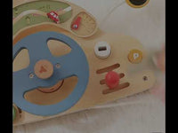 Wooden Steering Wheel Montessori Activity Toy