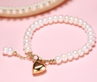 Timeless Fresh Water Pearl Bracelet-For slim arm