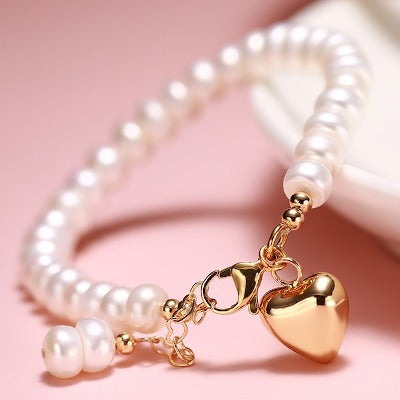 Timeless Fresh Water Pearl Bracelet-For slim arm