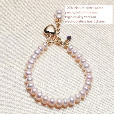 Timeless Fresh Water Pearl Bracelet-For slim arm