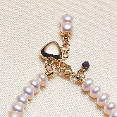 Timeless Fresh Water Pearl Bracelet-For slim arm