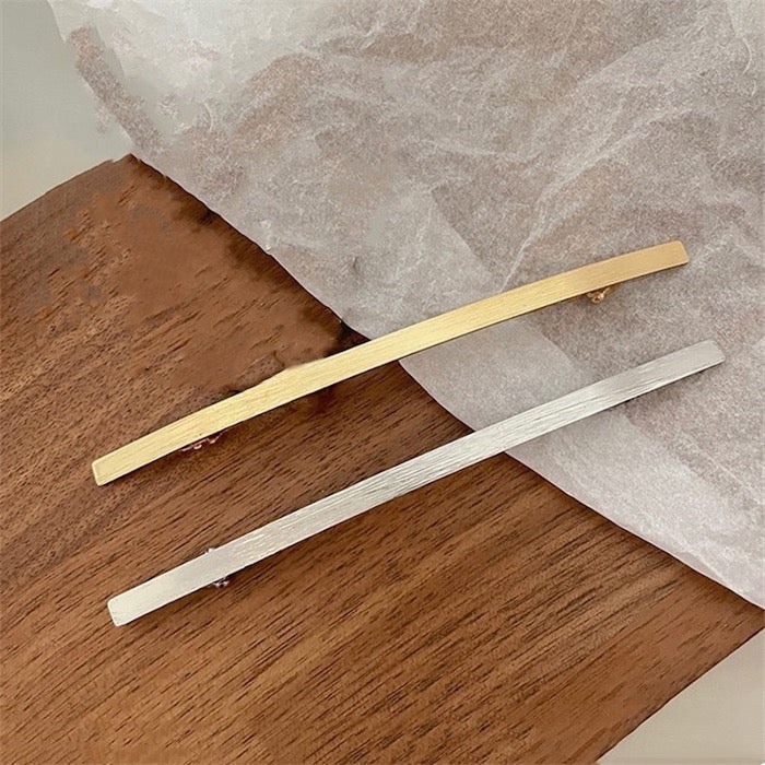 One-Line Minimalist Metal Hair Clip